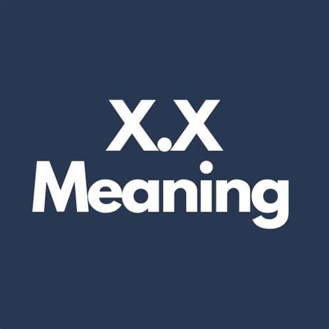 x meaning in between names